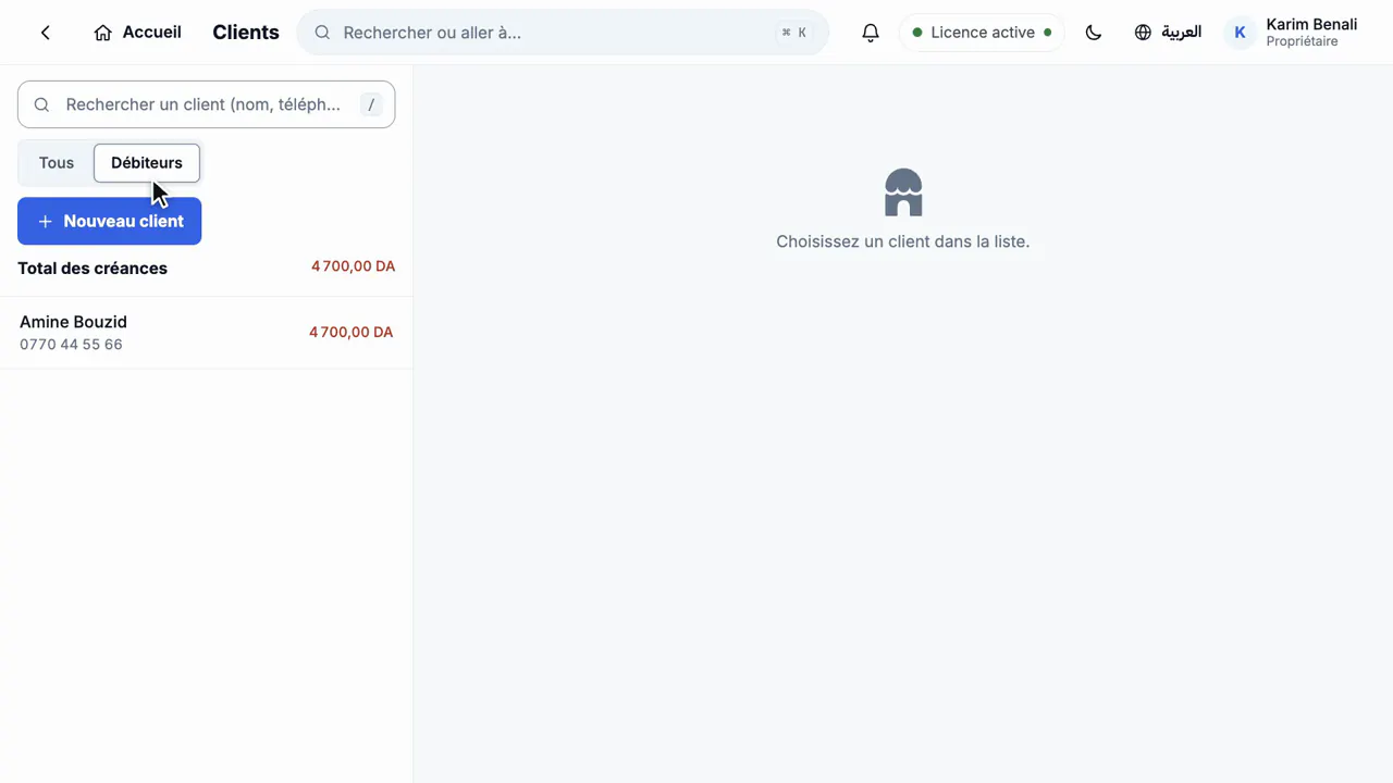 Vidéo du guide : Clients et dettes